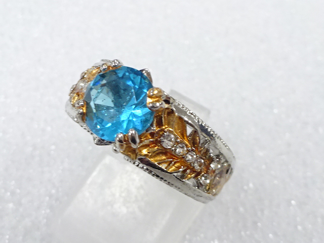 COLORED STONE FASHION RING / JP SIZE 11